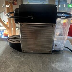 Black and Silver Espresso Machine